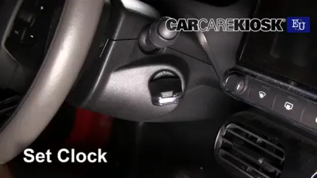 2015 Citroen C4 Cactus Feal 1.2L 3 Cyl. Turbo Horloge Régler l'horloge